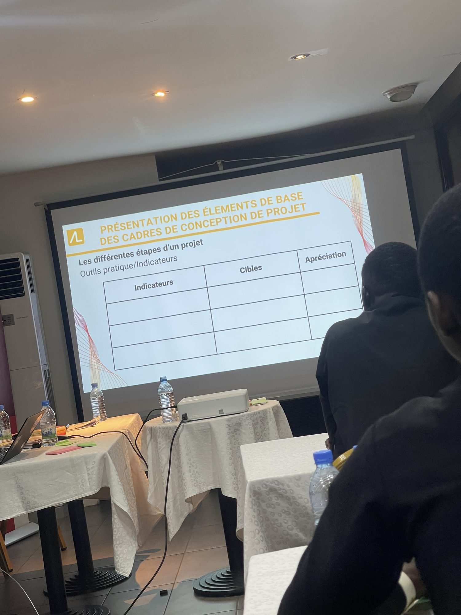 Session de formation en gestion de projet