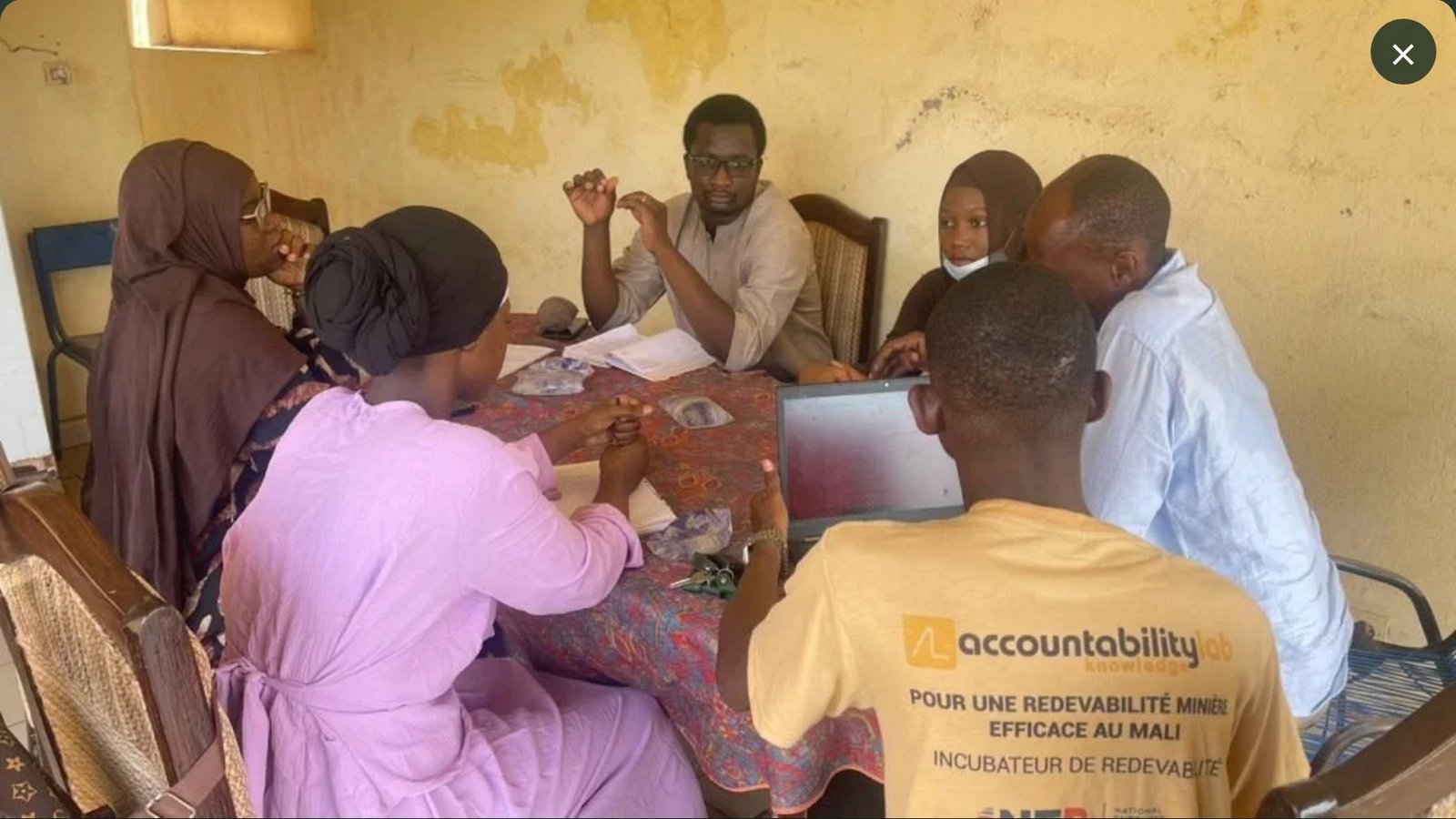 Réunion de travail de l'équipe du projet Pour une Redevabilité Minière Efficace au Mali